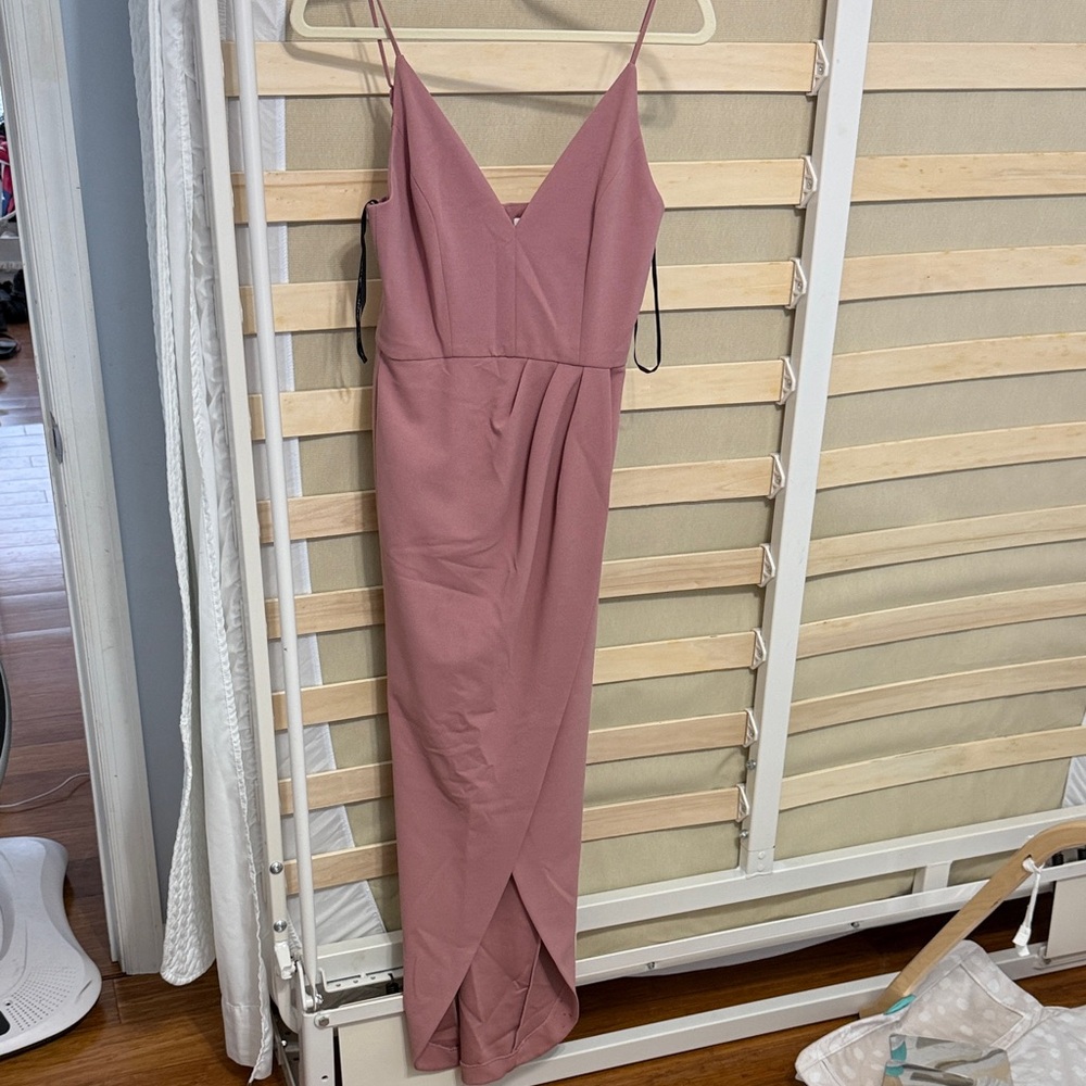 Wayf Mauve Sleeveless Dress